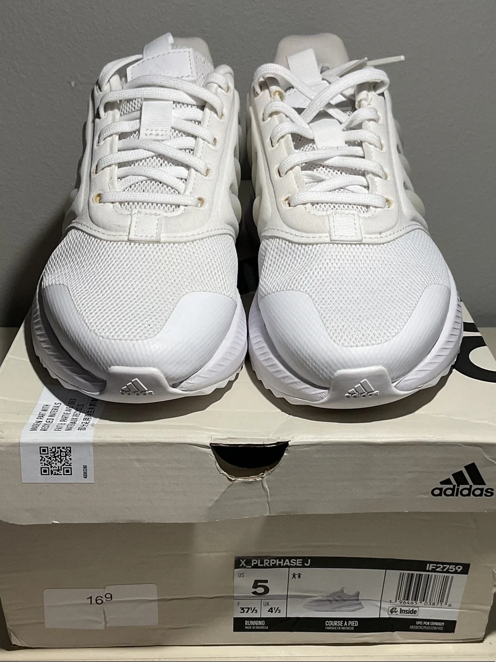 adidas Kids White Low-Top Sneakers